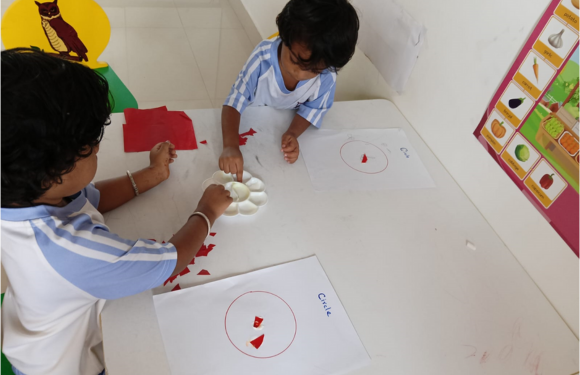 Playschool in ECR activities